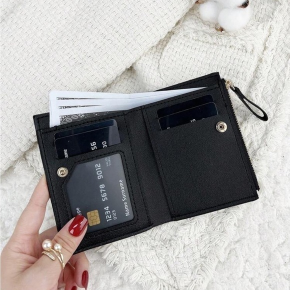 ⚠️Clearance Black Small Fold-over Wallet / Cardholder - Picture 5 of 5